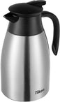 Tiken 51 Oz Thermal Coffee Carafe, Stainless Steel Insulated Vacuum Coffee by WelcometoTikenWare