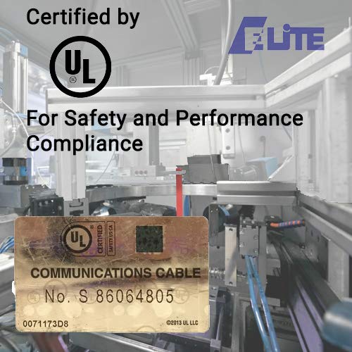 Elite CAT5E Riser, UTP 24AWG, Solid Bare Copper, UL Certified, Bulk Ethernet - Image 6