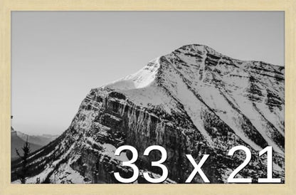 Frame It Easy 33 x 21 Wheat Wood Frame by FrameItEasy