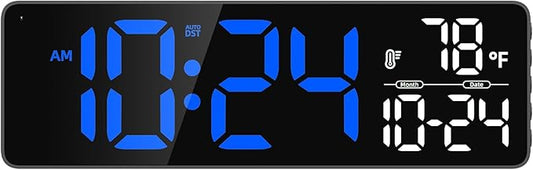 Large LED Digital Wall Clock by DigitalClocks