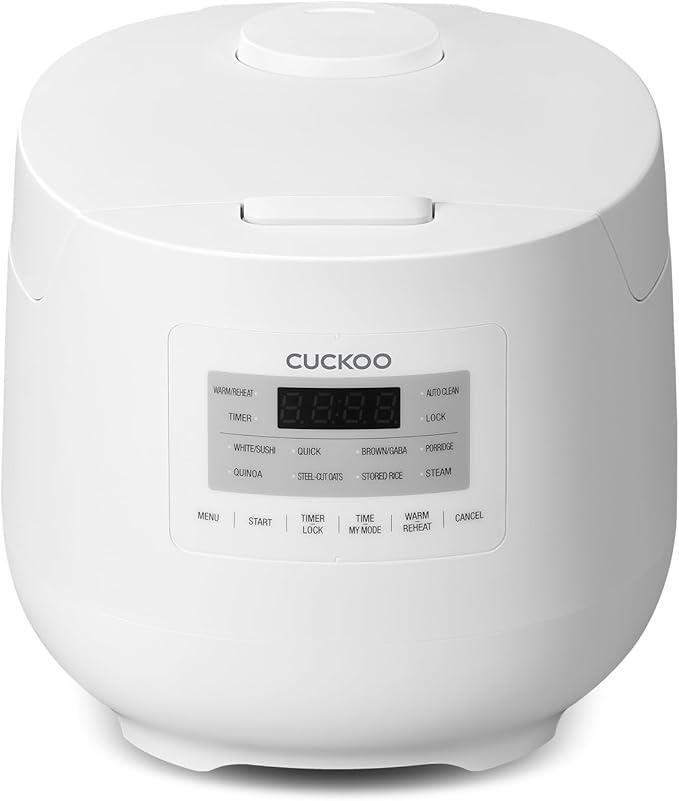 6-Cup / 1.5 Qt. Micom Rice Cooker and Warmer, Steamer basket, 11 Operating by CUCKOOElectronicsAmerica