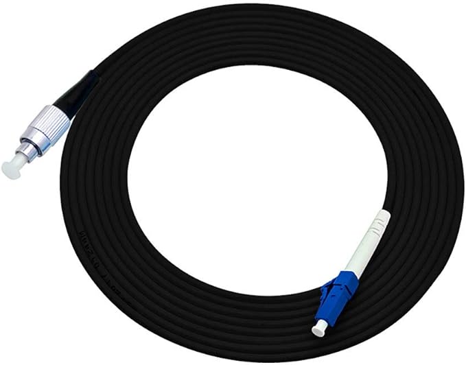 Jeirdus 20M LC to FC Outdoor Armored Simplex 9/125 SM Fiber Optic Cable Jumper - Image 3