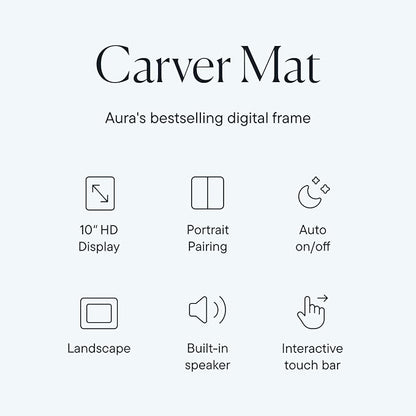 Aura Carver 10.1" WiFi Digital Picture Frame | The Best Digital Frame - Image 2
