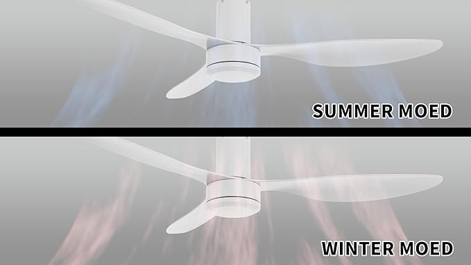 SMAAIR 52 Inch Ceiling Fan No Light - Image 3