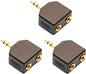 ZJKJHJY 3.5mm Audio Splitter Adapter, 1/8 inch Male to 2X Female Y-Connector by ZJKJHJY