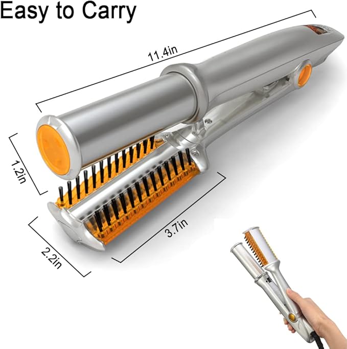 2 in 1 Fast Heating Electric Hair Iron - Image 2