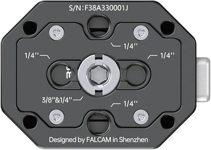 FALCAM F38 Quick Release Kit V2, Quick Release System, Base and Plate - Image 2