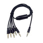 Kework 1.6ft 3.5mm Splitter Audio Cable, 1 Male to 5 Ways Male 1/8 Inch 3.5mm by Kework