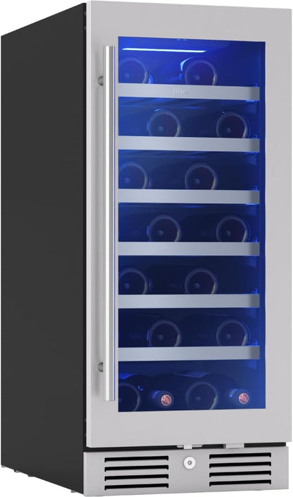 Zephyr Presrv 15 Inch Wine Fridge Single Zone Under Counter by Zephyr