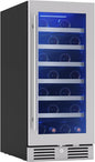 Zephyr Presrv 15 Inch Wine Fridge Single Zone Under Counter by Zephyr