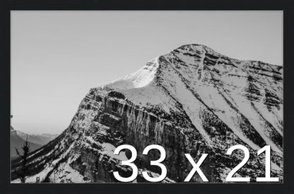 Frame It Easy 33 x 21 Black Wood Frame by FrameItEasy