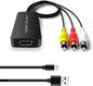 Dingsun HDMI to RCA Converter Adapter HDMI to Older TV Adapter by Dingsun