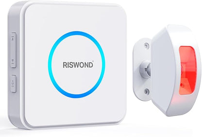 Wireless Motion Sensor Alarm Indoor: Motion Detector Alarm by AMHEY