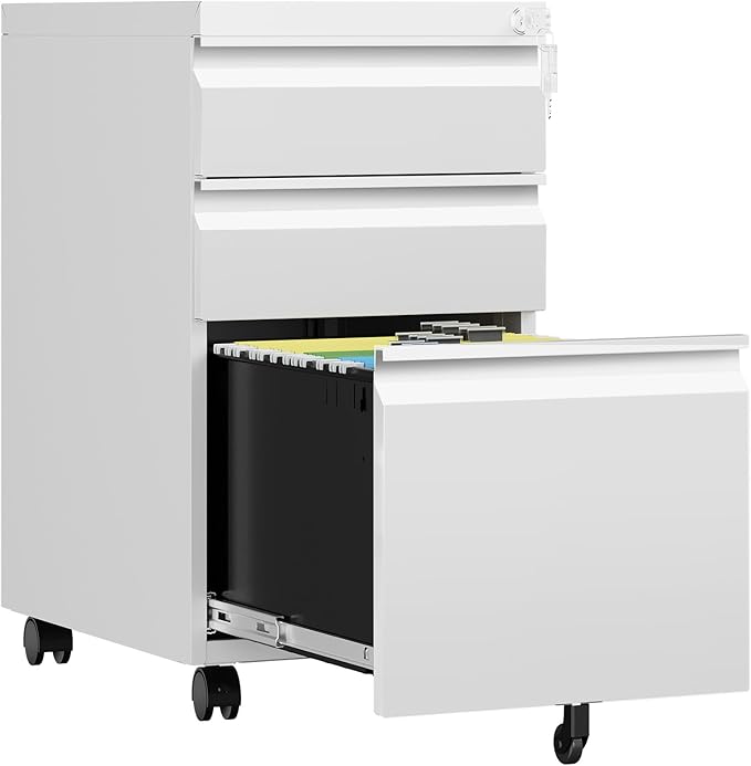 3 Drawer Mobile File Cabinet by AFAIF