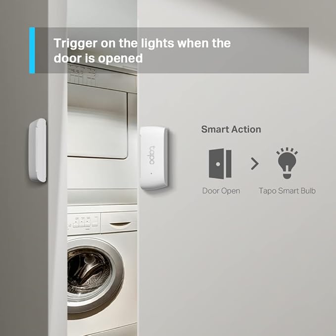 Tapo Door Sensor Mini, Requires Tapo Hub, Long Battery Life w/Sub-1G Low-Power - Image 4