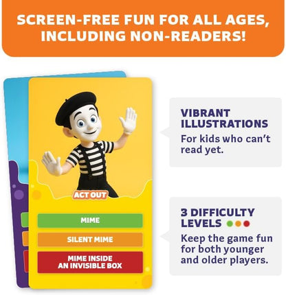 Epic Charades Mini Game for Kids Ages 6+ – Travel-Friendly Mini Edition – 80 - Image 8