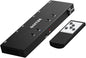 4K@60Hz 4 in 1 Out HDMI Switch, 4 Port HDMI Switcher Selector Support HDR10 & by OseTub