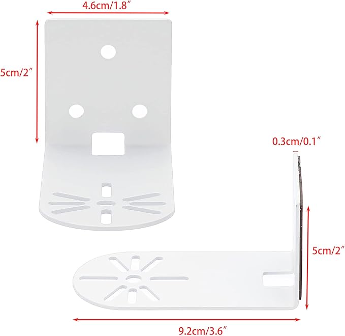 Sumnacon 3PCS Wall Mount Camera Shelf- Metal Small Wall Shelf - Image 3