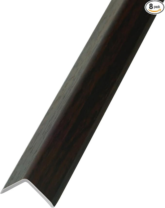OUZUGIE 8-Pack 57 Inches, WPC Slat Wall Panel Trim, Corner Guard by OUZUGIE