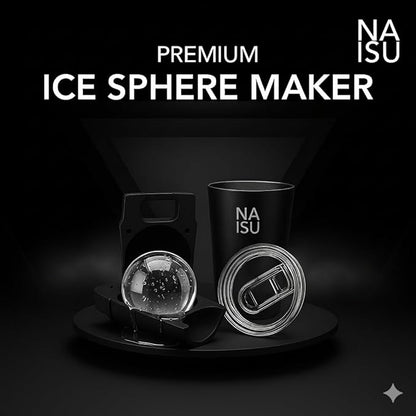 Large 2.56″ Clear Ice Ball Maker NAISU N1 Surgical grade 304 Stainless Steel - Image 3