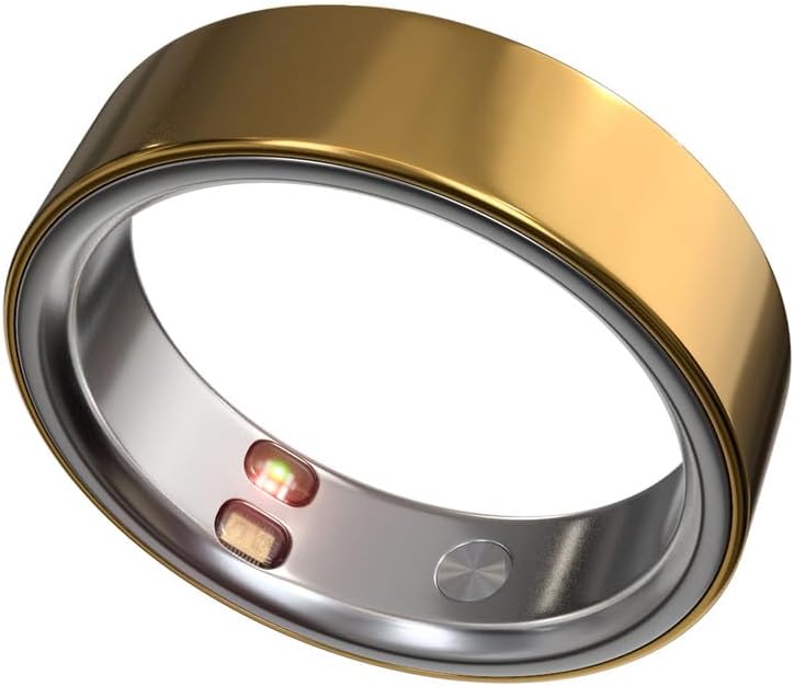 Smart Ring Health Tracker 5ATM Waterproof Sport Ring Exclusive Vibration Aler...