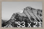 Frame It Easy 33 x 21 Rustic Gray Wood Frame by FrameItEasy