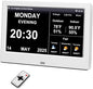 2025 Digital Clock with Weather Forecast & Temperature/Humidity Large Display by TIMEMOON