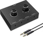 4 Port Audio Switch, 3.5mm Stereo AUX Selector, 4 Input 1 Output / 1 Input 4 by ZUZONG