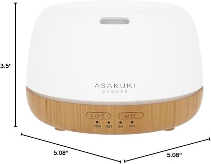 ASAKUKI Essential Oil Diffuser, 300ml Ultrasonic Aromatherapy Oil Humidifier - Image 10