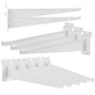 AYAYGD 10 Inch Slat Wall Knife Shelf Bracket, 10 Pack Heavy Duty Slatwall by AYAYGD