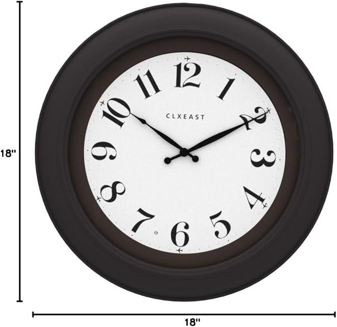 CLXEAST 18 Inch Large Illuminated Wall Clock - Image 10