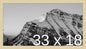 Frame It Easy 33 x 18 Wheat Wood Frame by FrameItEasy