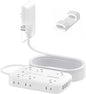 25FT Extension Cord with Outlet Cover & Multi USB, Ultra Thin Outlet Concealer by YourBetterchoice