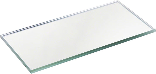 Plymor 2 x 4 in Rectangle, 3mm Thick, Non-Beveled Glass Mirror, Pack of 72 | Table display, centerpieces, mosaics, crafts & DIY; highly reflective silvered glass