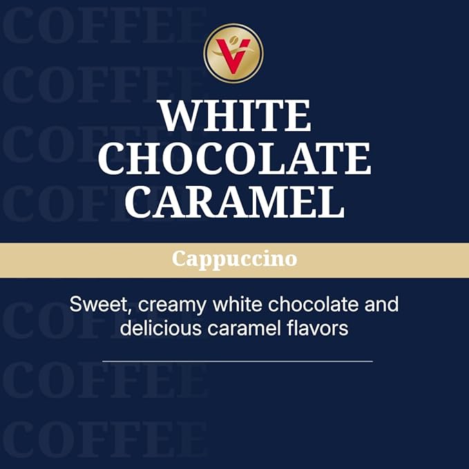 Victor Allen's Coffee White Chocolate Caramel Cappuccino, Single Serve Coffee - Image 2