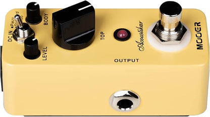 MOOER Acoustikar Acoustic Guitar Pedal Simulator Pedal, 3 Modes - Image 7