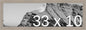 Frame It Easy 33 x 10 Rustic Gray Wood Frame by FrameItEasy