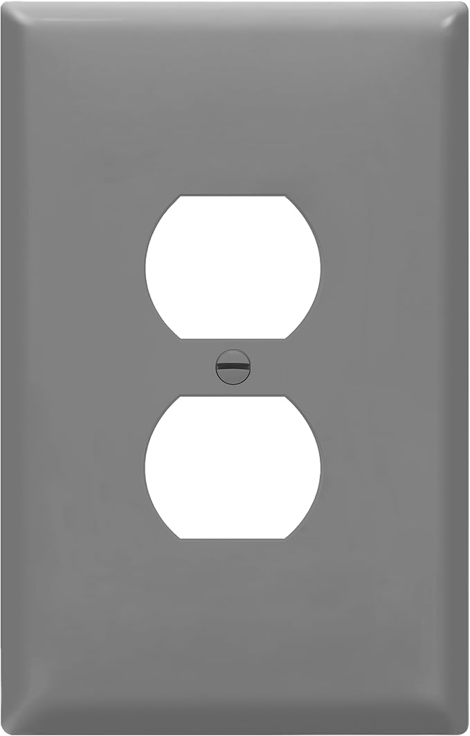 ENERLITES Duplex Receptacle Outlet Wall Plate, Jumbo Electrical Outlet Cover by Enerlites