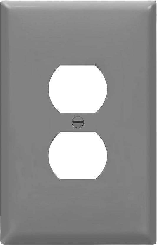 ENERLITES Duplex Receptacle Outlet Wall Plate, Jumbo Electrical Outlet Cover by Enerlites