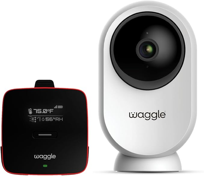 Waggle RV/Dog Temperature Monitor & Pet Camera Bundle by Waggle