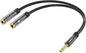 KINGTOP 3.5mm Headphone Mic Splitter Adapter by KINGTOP