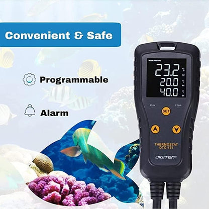 Digital Temperature Controller Simple Stage Thermostat Outlet Heating & Cooling - Image 4