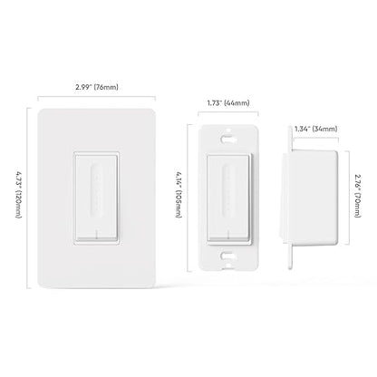 TREATLIFE 3 Way Smart Dimmer Switch 2 Pack, 2 Master 3 Way Dimmable Light - Image 9