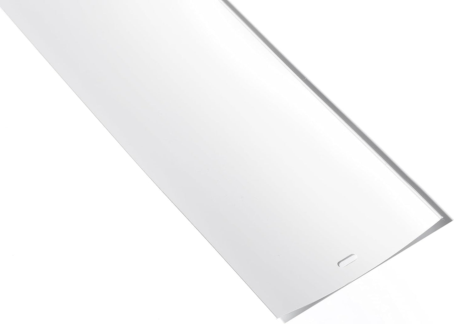 White Vertical Blinds Replacement Slats, for Doors and Windows. Easy Install Standard Replacement, 82.5” Long x 3.50" Wide (4)