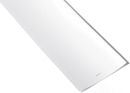 White Vertical Blinds Replacement Slats, for Doors and Windows. Easy Install Standard Replacement, 82.5” Long x 3.50" Wide (4)