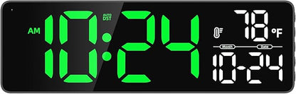 Large LED Digital Wall Clock by DigitalClocks