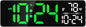 Large LED Digital Wall Clock by DigitalClocks