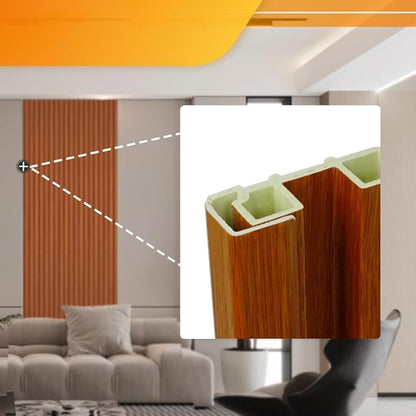 OUZUGIE 8-Pack 57 Inches, WPC Slat Wall Panel Trim, Corner Guard - Image 3