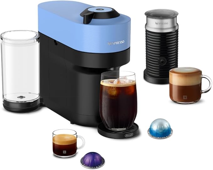 Nespresso Vertuo Pop+ Coffee and Espresso Machine by De'Longhi by Nespresso
