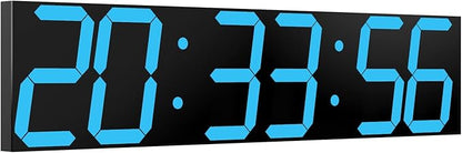 CHKOSDA Digital Wall Clock, Oversize Led Digital Clock Large Display by CHKOSDA